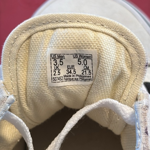 Vans old school, black and white checkered, suede toe heel men’s 3.5 women’s 5 - Picture 10 of 12